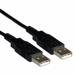 ROLINE Câble USB 2.0 Type A-A 3.0m, 3 m, USB A, USB A, USB 2.0, Mâle/Mâle, Noir
