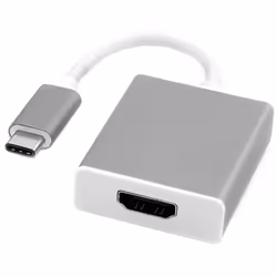 ROLINE 12.03.3210, 0,1 m, USB Type-C, HDMI Type A (Standard), Mâle, Femelle, Droit