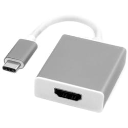 ROLINE 12.03.3210 câble vidéo et adaptateur 0,1 m USB Type-C HDMI Type A (Standard) Argent
