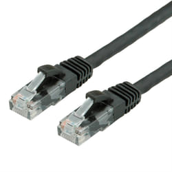 Value Cat6a 1.5m câble de réseau Noir 1,5 m U/UTP (UTP)
