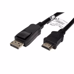 Value 11.99.5784 câble vidéo et adaptateur 10 m DisplayPort Noir
