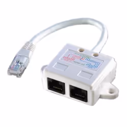 ROLINE T-Adapter Cat. 5e, UTP, 0,17 m, RJ-45, RJ-45