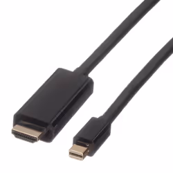 ROLINE 11.04.5797, 3 m, Mini DisplayPort, Mâle, Mâle, Droit, Droit