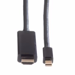 ROLINE 11.04.5797 câble vidéo et adaptateur 3 m Mini DisplayPort Noir
