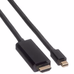 ROLINE 11.04.5797 câble vidéo et adaptateur 3 m Mini DisplayPort Noir