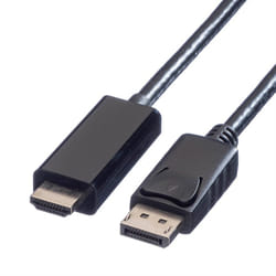 Value 11.99.5787 câble vidéo et adaptateur 3 m DisplayPort Noir