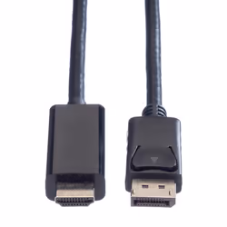 Value 11.99.5787 câble vidéo et adaptateur 3 m DisplayPort Noir
