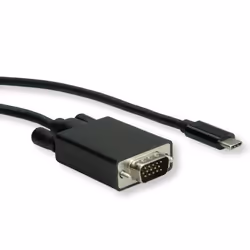 ROLINE 11.04.5820-10 1 m USB Type-C VGA (D-Sub) Noir