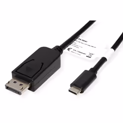 ROLINE 11045845 1 m USB Type-C DisplayPort Noir - Vue supplémentaire 4
