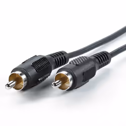 ROLINE 11.99.4332, RCA, Mâle, RCA, Mâle, 2,5 m, Noir