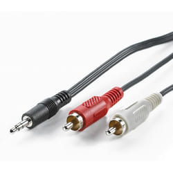 Value Câble 3,5mm / 2x RCA M 1,5m
