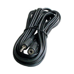 ROLINE 3.5mm cable M/F, 3.0m, tin-plated, black câble audio 3 m Noir