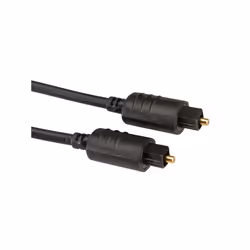 VALUE Câble Toslink M/M 2m, TOSLINK, Mâle, TOSLINK, Mâle, 2 m, Noir