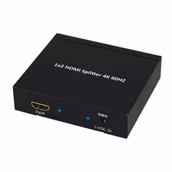 Secomp 14.99.3582, HDMI, 2x HDMI, 4096 x 2160 pixels, Noir, Métal, 3840 x 2160