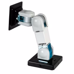 ROLINE Fixation LCD, montage mural, 3 pivots, 6 kg, 75 x 75 mm, 75 x 75 mm, Blanc