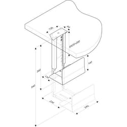 ROLINE Support PC noir