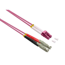 ROLINE 21.15.9473 câble de fibre optique 3 m E-2000 (LSH) 2x LC OM4 Violet