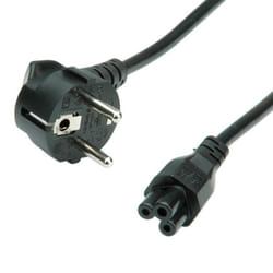Value Câble d'alimentation, pour notebook, noir 1,8m