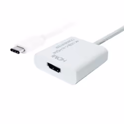 Value USB 3.1 - HDMI, 0,1 m, USB Type-C, HDMI, Mâle, Femelle, Blanc
