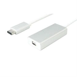 Value USB 3.1 C - Mini DisplayPort 0,1 m USB Type-C Blanc