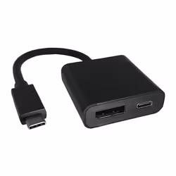 ROLINE 12.03.3221, USB 3.2 Gen 1 (3.1 Gen 1) Type-C, Noir, DisplayPort, USB 3.2 Gen 1 (3.1 Gen 1) Type-C, 0,1 m