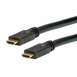Value 14993453, 20 m, HDMI Type A (Standard), HDMI Type A (Standard), 3840 x 2160 pixels, Compatibilité 3D, Noir