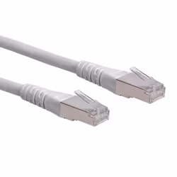ROLINE Câble Patch S/FTP (PiMF) catégorie 6, gris 10m, 10 m, Cat6, S/FTP (S-STP), RJ-45, RJ-45
