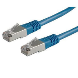 ROLINE Cordon Cat.6 S/FTP (PiMF) bleu 1,0m