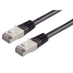 ROLINE Cordon Cat.6 S/FTP (PiMF) noir 5,0m, 5 m, Cat6, S/FTP (S-STP), RJ-45, RJ-45