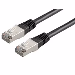 ROLINE Cordon Cat.6 S/FTP (PiMF) noir 7,0m, Noir, 100 Ohm, 7 mm