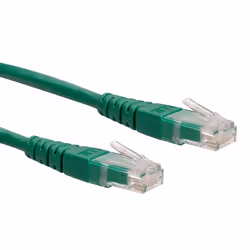 ROLINE Cordon Cat.6 UTP vert 2,0m, 2 m, Cat6, U/UTP (UTP), RJ-45, RJ-45