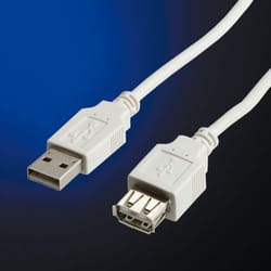 Connection N&C USB 2.0, 1.8 m câble USB 1,8 m USB A Beige