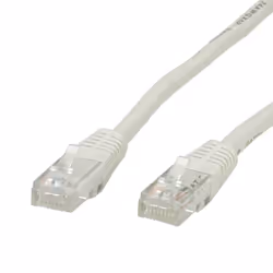Value Cordon Cat.5e UTP confectionné gris 10,0m, 10 m, Cat5e, U/UTP (UTP), RJ-45, RJ-45