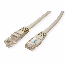 Value Cordon Cat.5e UTP confectionné gris 10,0m