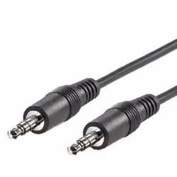 ROLINE Câble 3,5mm M / M 5m, 3,5mm, Mâle, 3,5mm, Mâle, 5 m, Noir