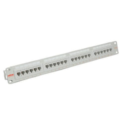 ROLINE Panneau de brassage 19" Cat. 5e UTP, 24 ports, gris clair