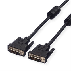 Value 11.99.5555 câble DVI 5 m DVI-D Noir