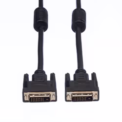 Value 11.99.5555 câble DVI 5 m DVI-D Noir