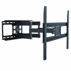 Value Support mural pour écrans LCD, noir, 200 x 200 mm, 600 x 400 mm, -20 - 10°, -60 - 60°, Acier, Noir