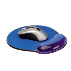 ROLINE Tapis de souris avec repose poignet, bleu
