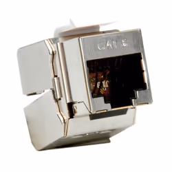 ROLINE Keystone Cat.6, blindé, sans outil, argent, RJ-45, Argent