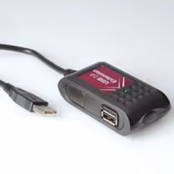 ROLINE USB Extension Cable 2-ports,5m, Noir, 5 m