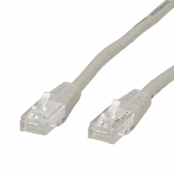 Value Cordon Cat.6 UTP confectionné gris 0,5m, 0,5 m, Cat6, U/UTP (UTP), RJ-45, RJ-45