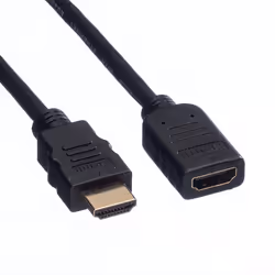 Value 11.99.5571 câble HDMI 1,5 m HDMI Type A (Standard) Noir