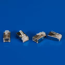 ROLINE Connecteur modulaire blindé, Cat. 6 10 unités