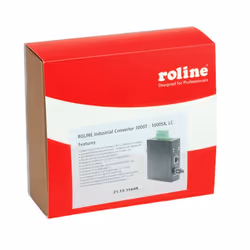 ROLINE Convertisseur industriel RJ-45, FO 1000SX/LC, 1000 Mbit/s, 1000 Mbit/s