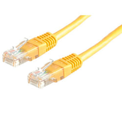 Value Cordon Cat.6 UTP confectionné jaune 10,0m