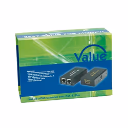 VALUE Prolongateur HDMI via Cat. 5, 25m