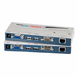ROLINE Prolongateur Smart KVM via RJ-45, VGA, USB, 1024 x 768 pixels