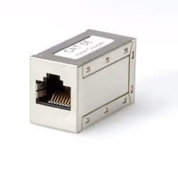ROLINE Coupleur RJ-45 blindé, Cat. 5e, RJ-45, RJ-45, Argent